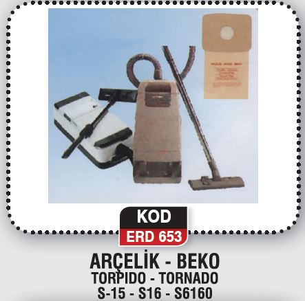 ARÇELİK - BEKO TORPİDO-TORNADI S-15-S16 ERD 653